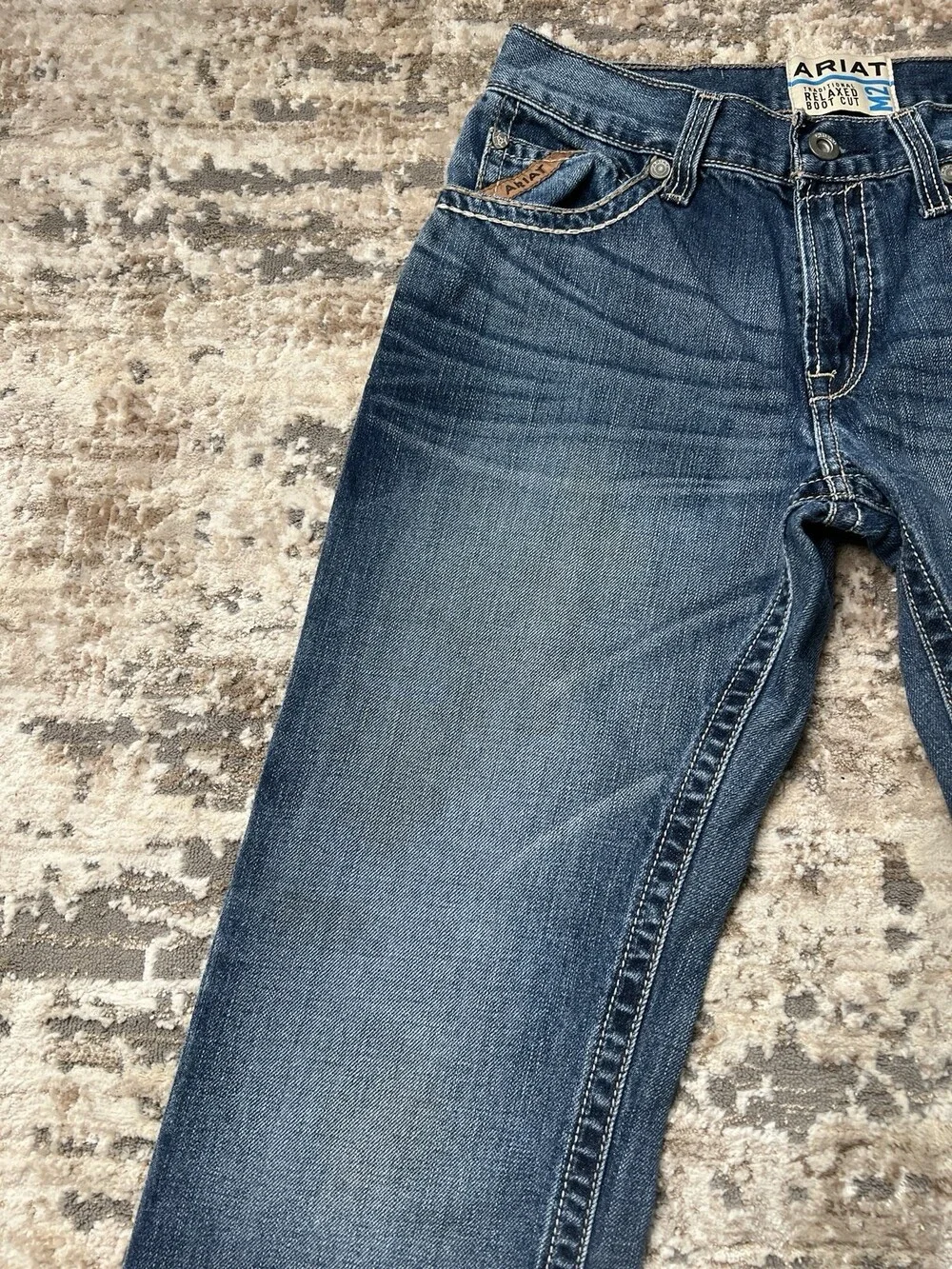 Ariat M2 Traditional Relaxed Boot Cut Jeans Western Cowboy Denim | 30x32